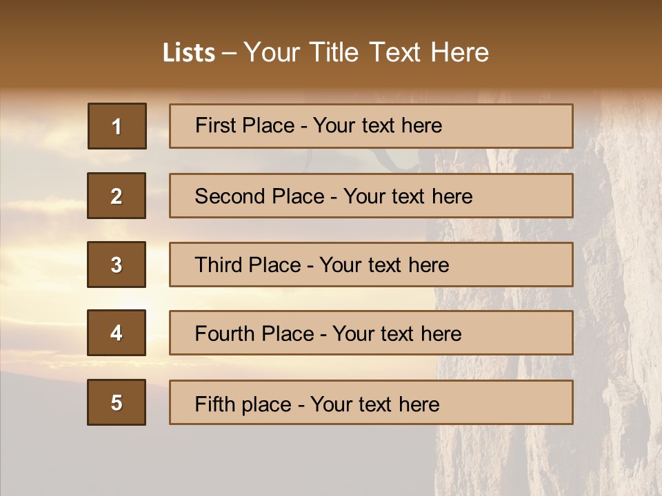 Formations Bright Nature PowerPoint Template