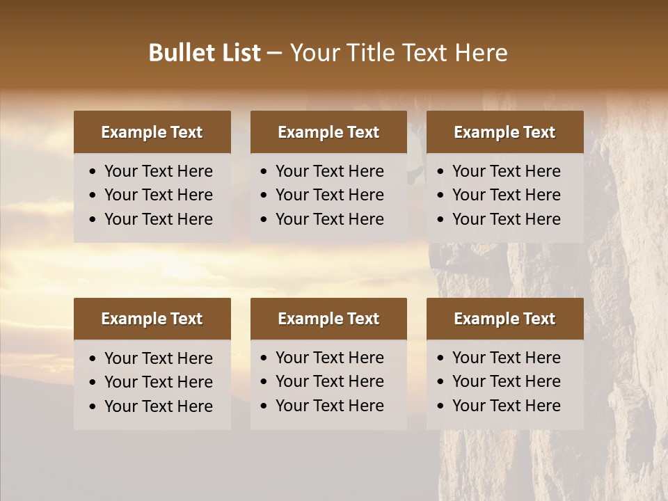 Formations Bright Nature PowerPoint Template