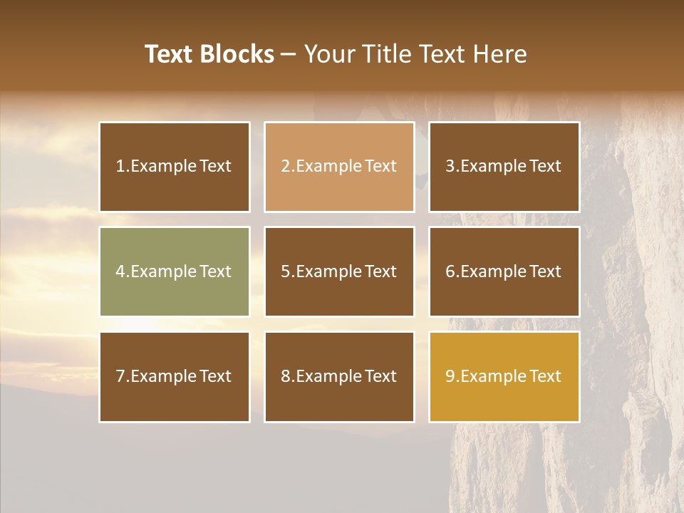 Formations Bright Nature PowerPoint Template