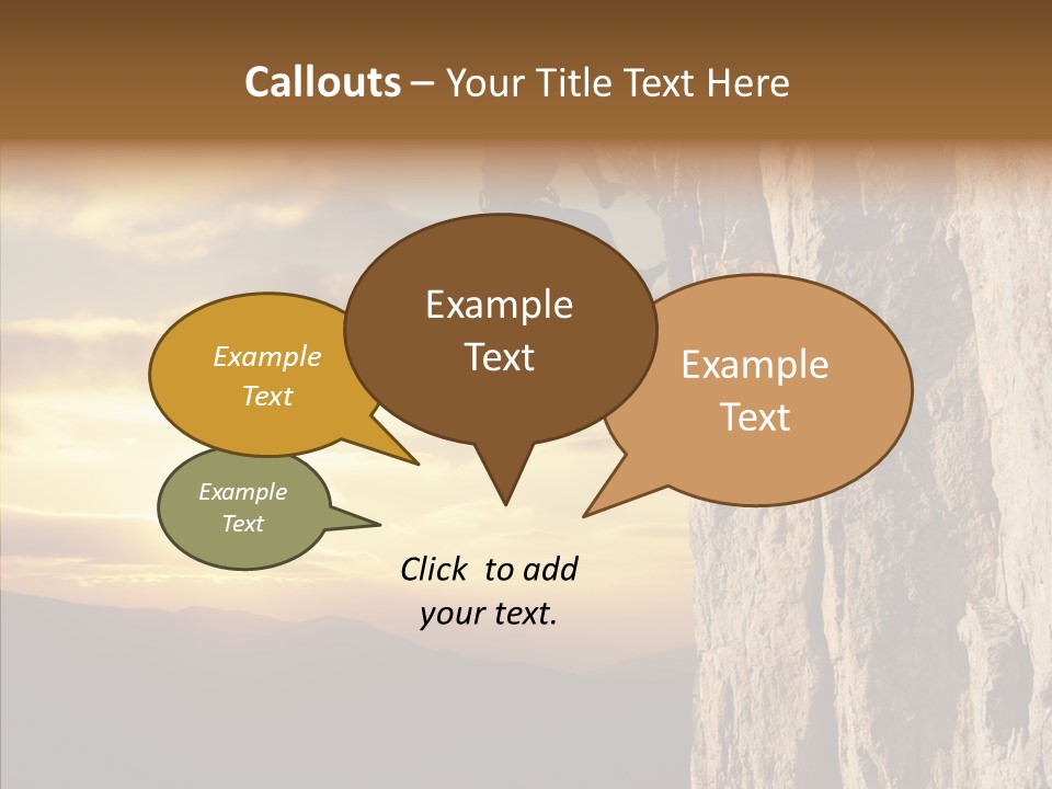 Formations Bright Nature PowerPoint Template