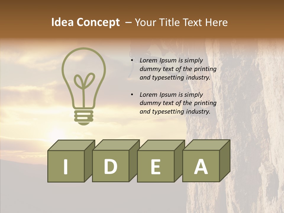Formations Bright Nature PowerPoint Template