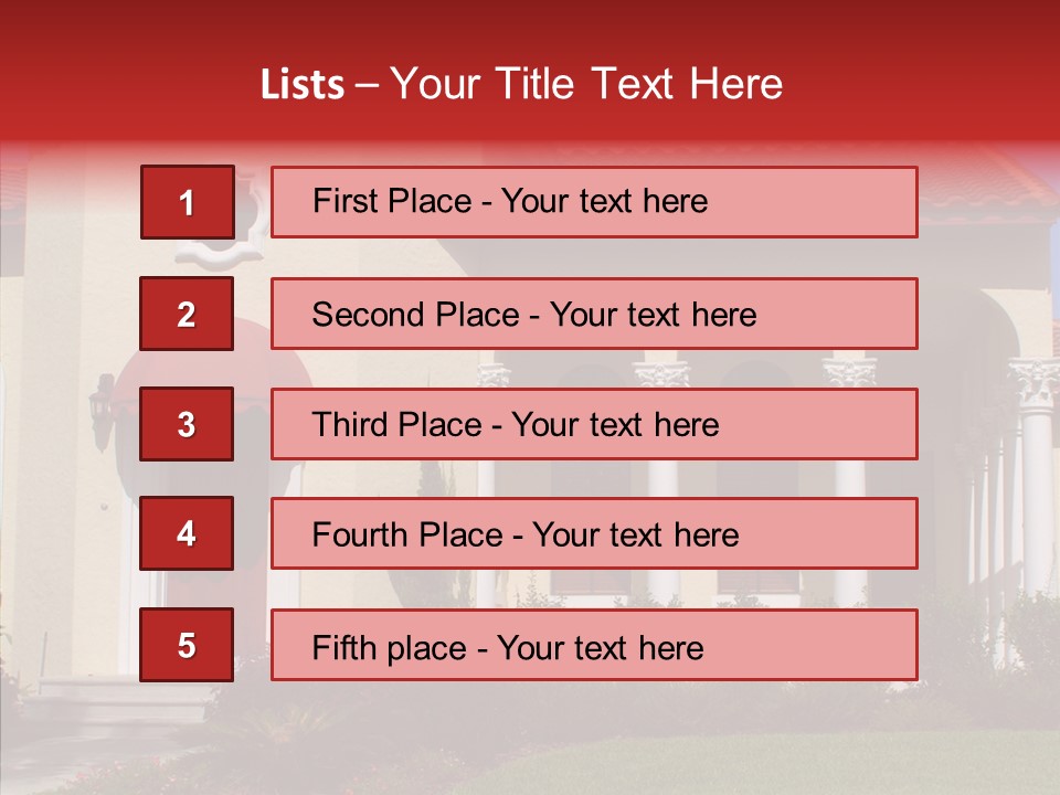 Architecture Structure South PowerPoint Template