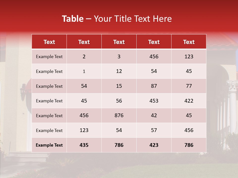 Architecture Structure South PowerPoint Template