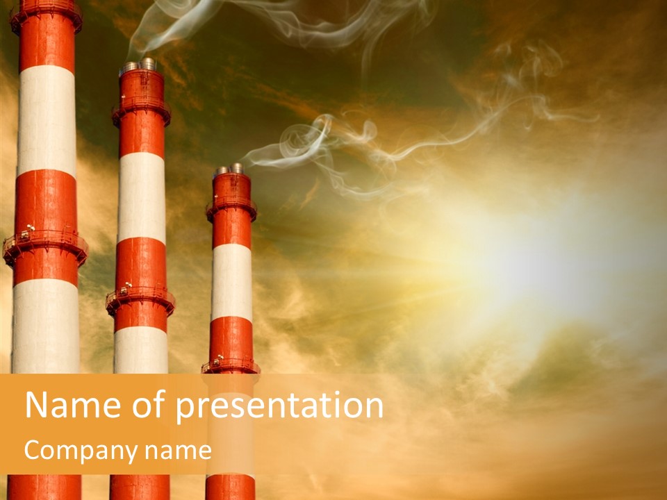 Corporate Toxic Warming PowerPoint Template