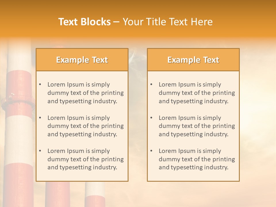 Corporate Toxic Warming PowerPoint Template