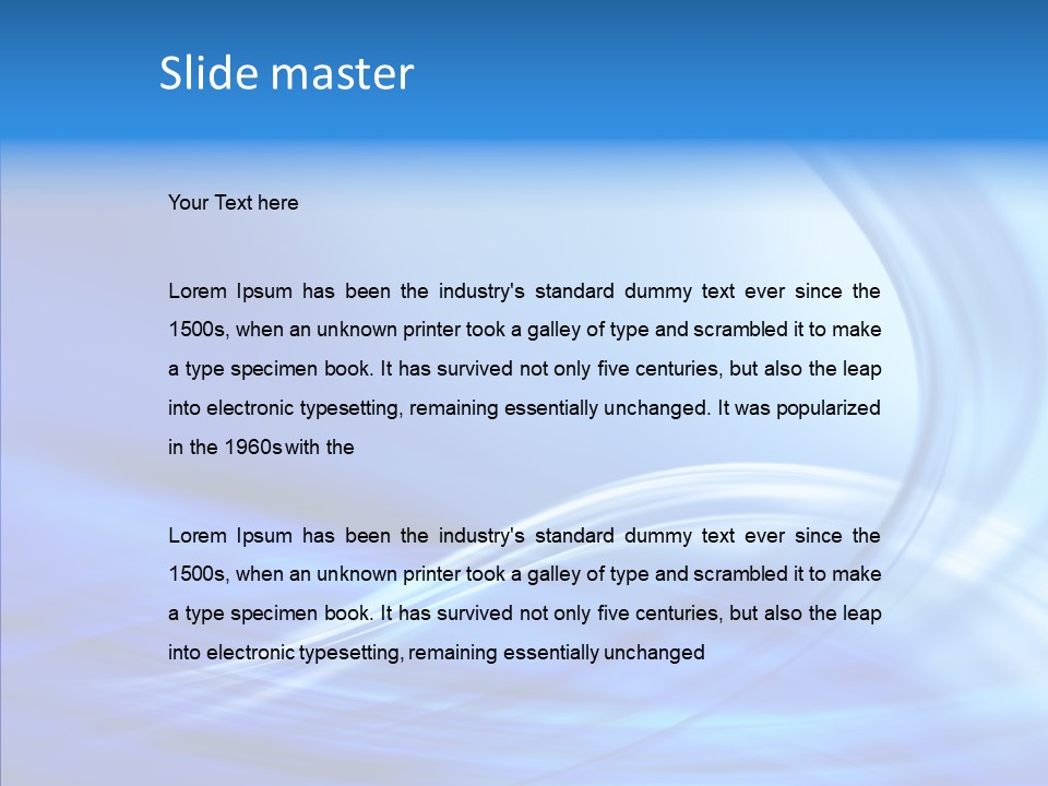 Digital Blue Lines PowerPoint Template