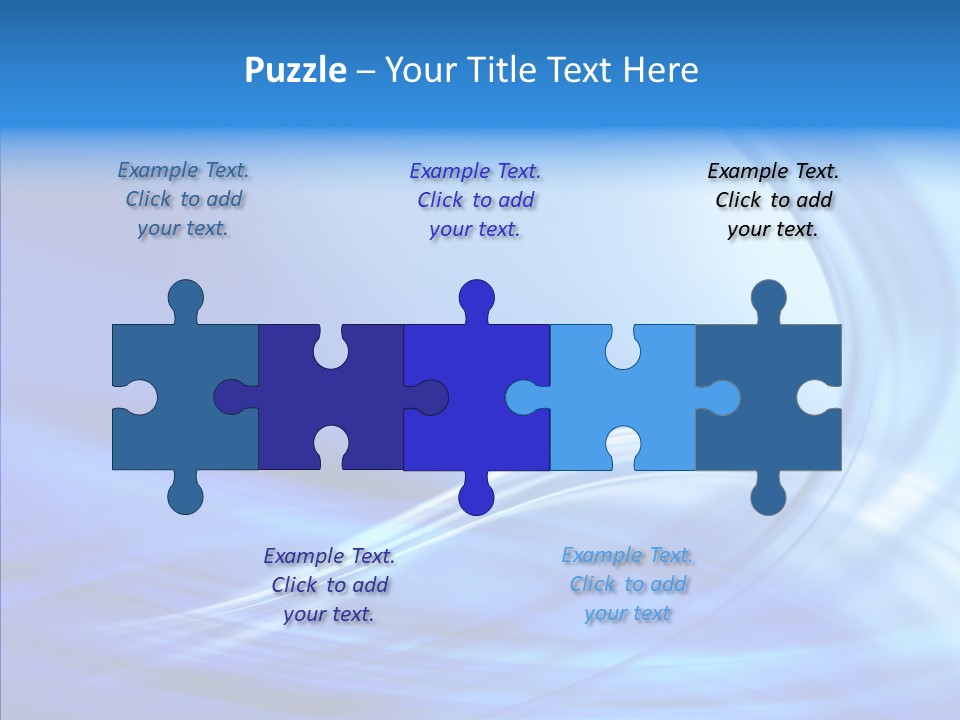 Digital Blue Lines PowerPoint Template