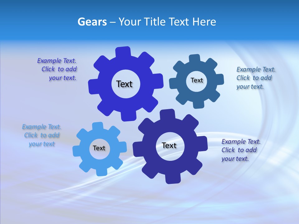 Digital Blue Lines PowerPoint Template