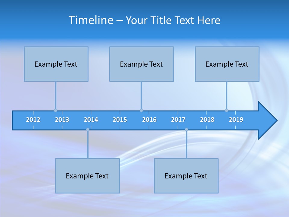 Digital Blue Lines PowerPoint Template