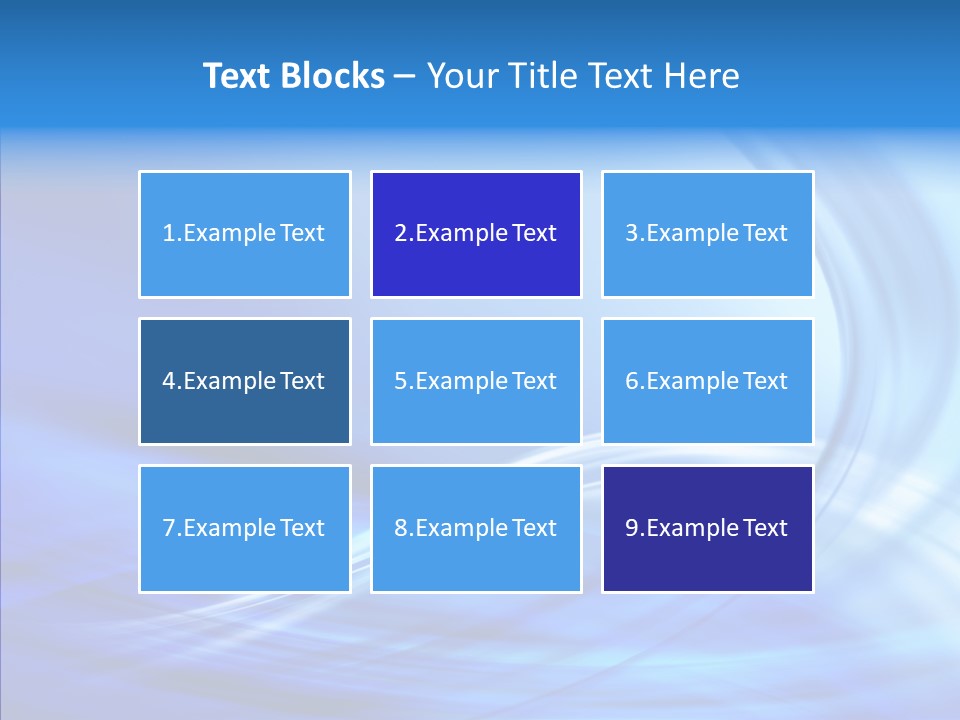 Digital Blue Lines PowerPoint Template