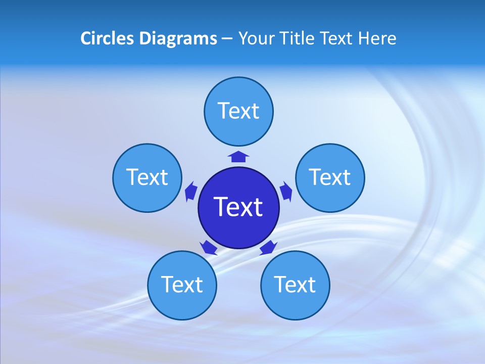 Digital Blue Lines PowerPoint Template