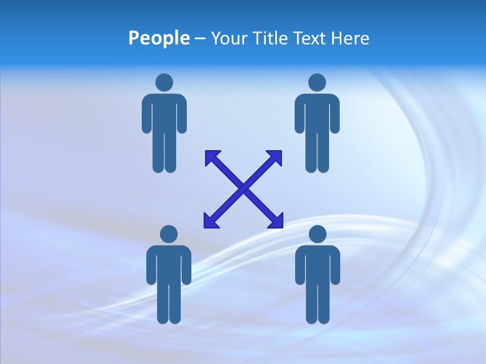 Digital Blue Lines PowerPoint Template