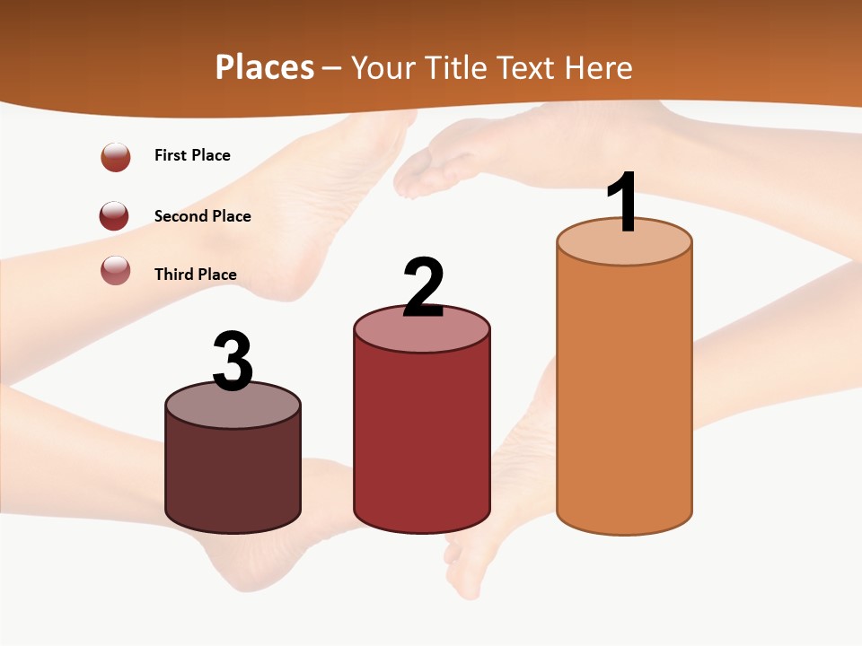 Long Spa Legs PowerPoint Template