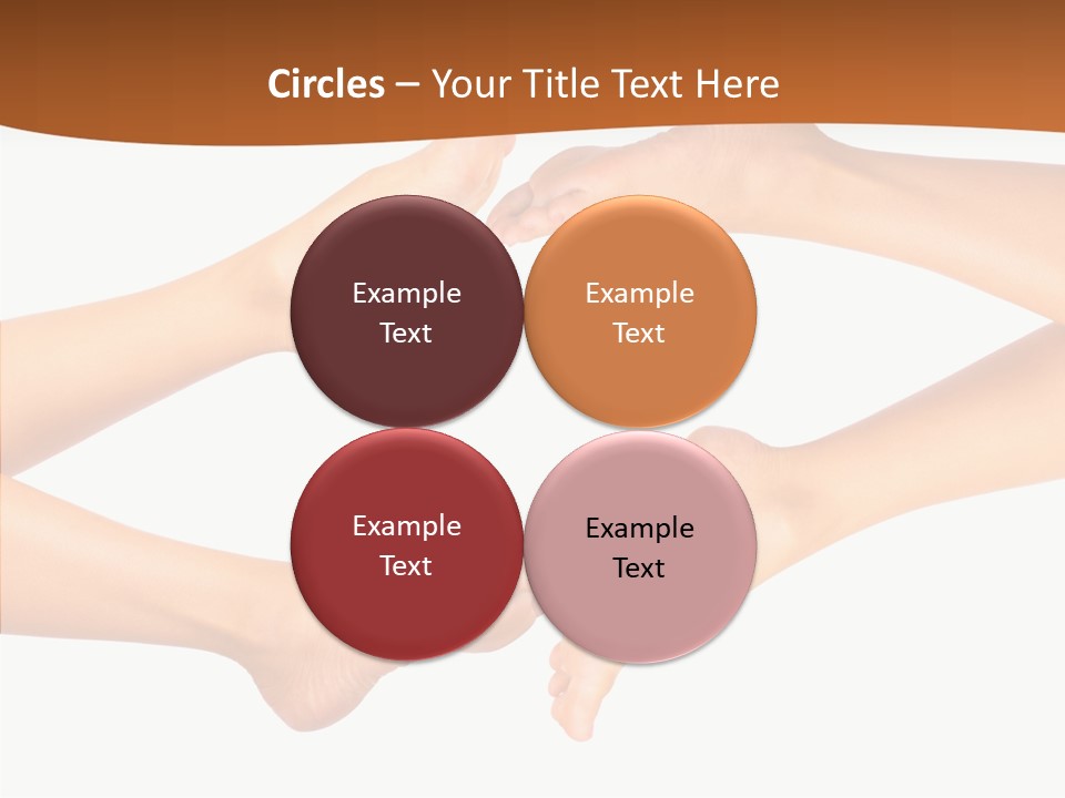 Long Spa Legs PowerPoint Template