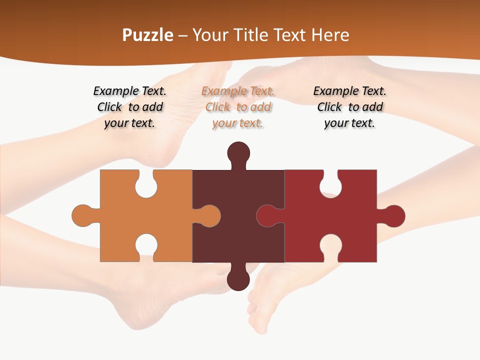 Long Spa Legs PowerPoint Template