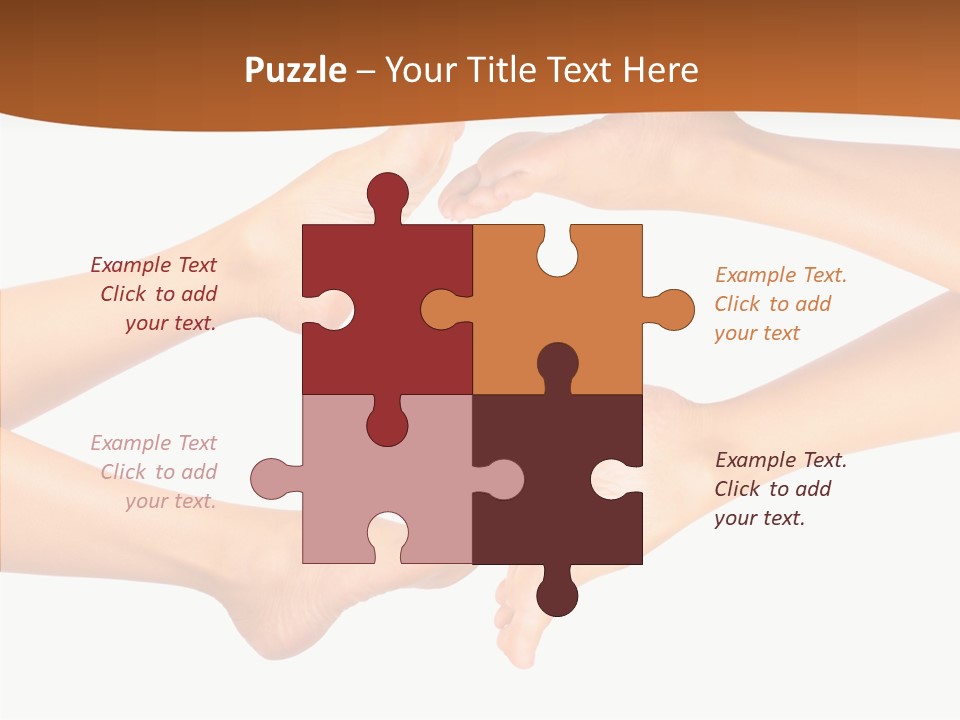 Long Spa Legs PowerPoint Template