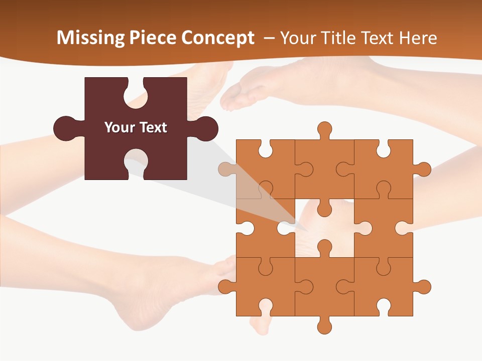 Long Spa Legs PowerPoint Template