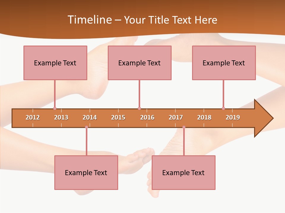 Long Spa Legs PowerPoint Template