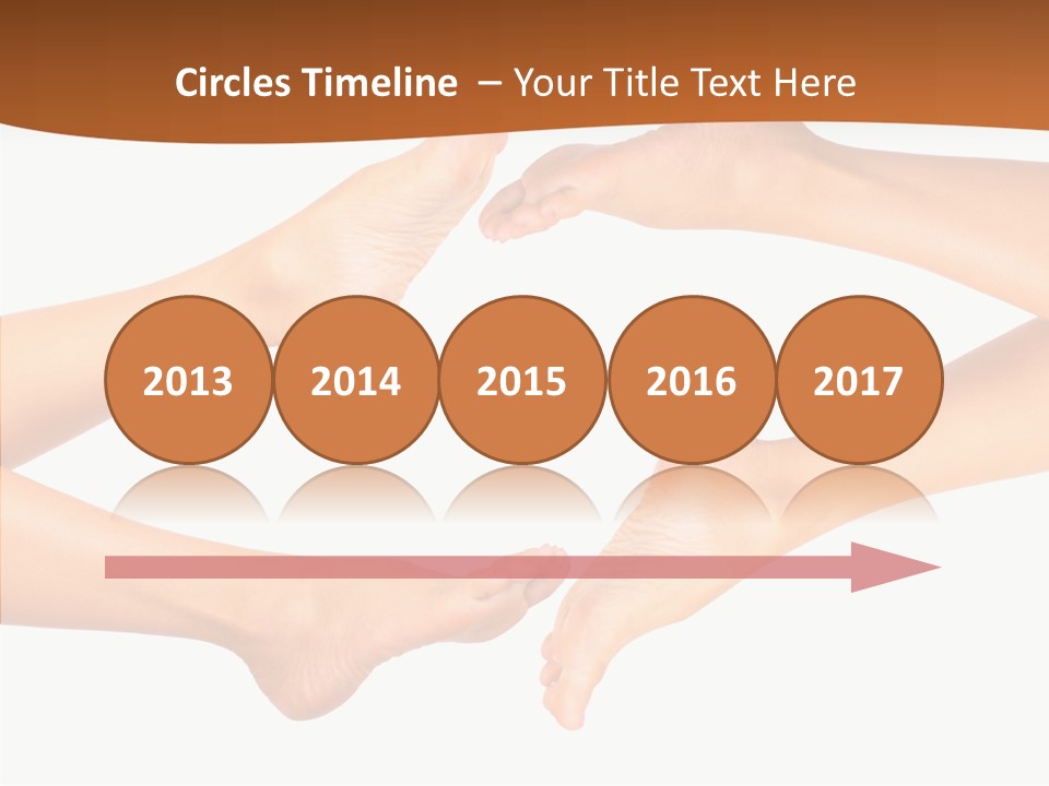 Long Spa Legs PowerPoint Template