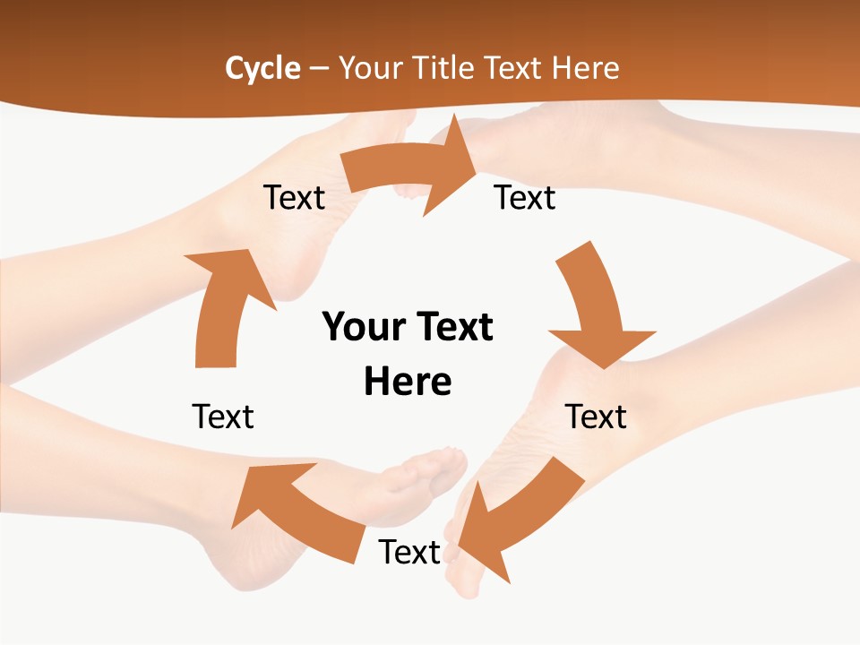 Long Spa Legs PowerPoint Template