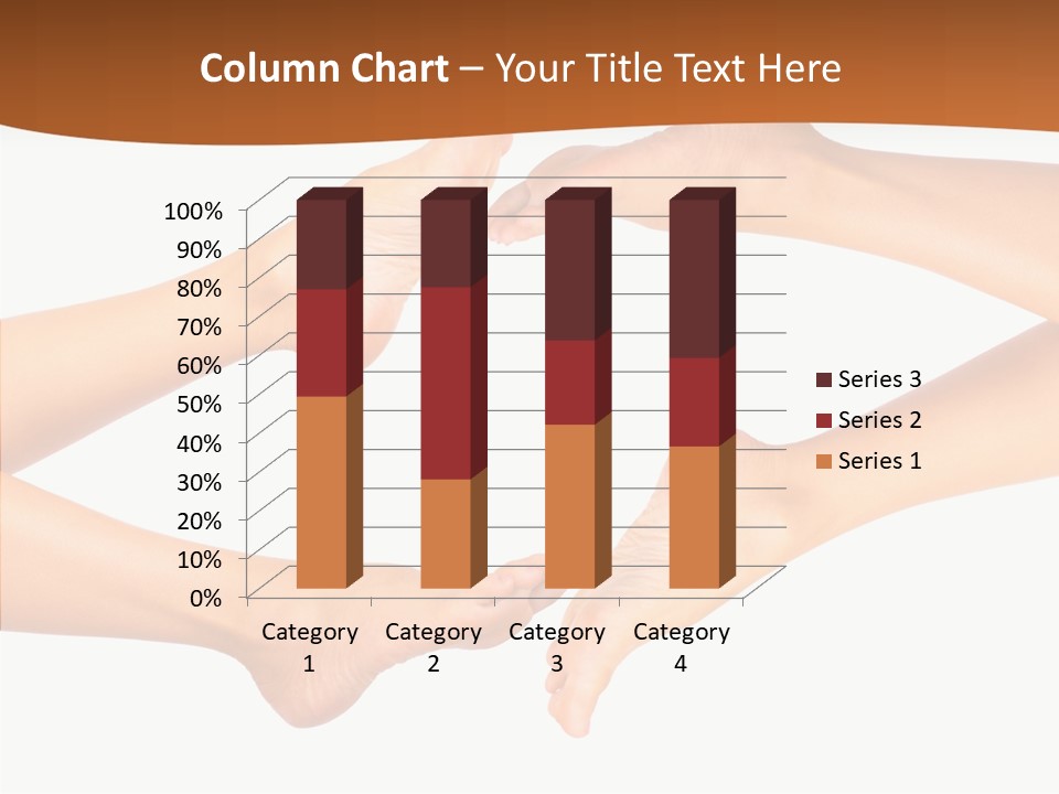 Long Spa Legs PowerPoint Template