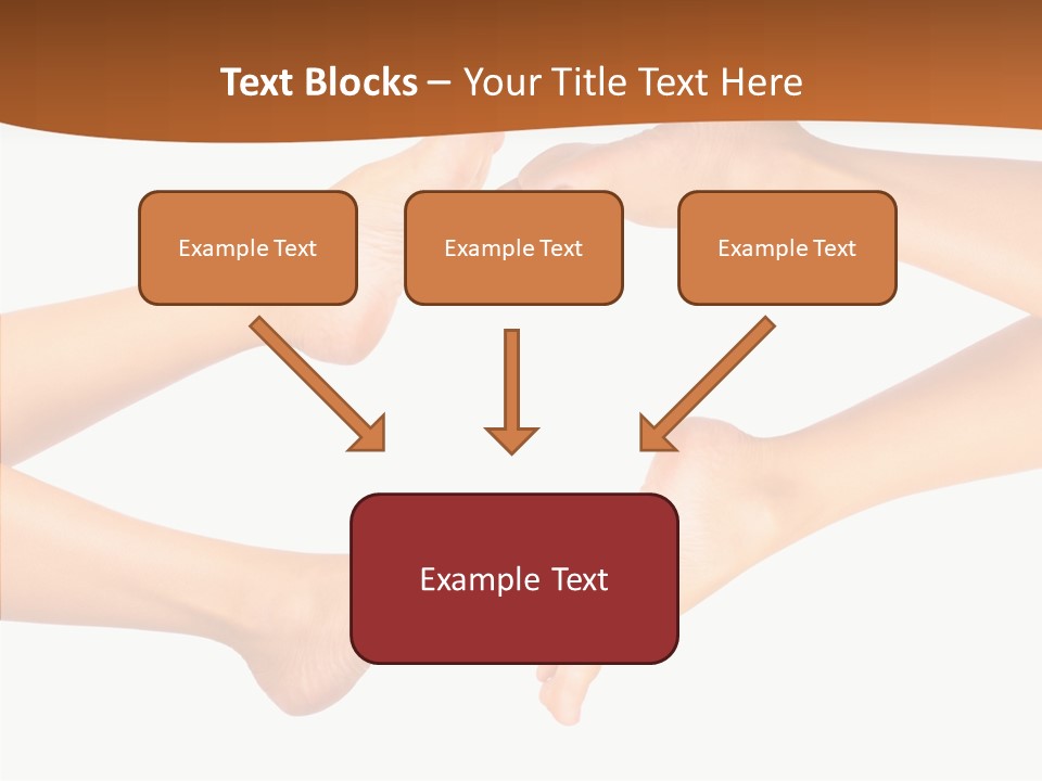 Long Spa Legs PowerPoint Template