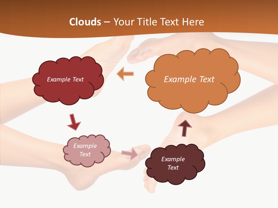 Long Spa Legs PowerPoint Template