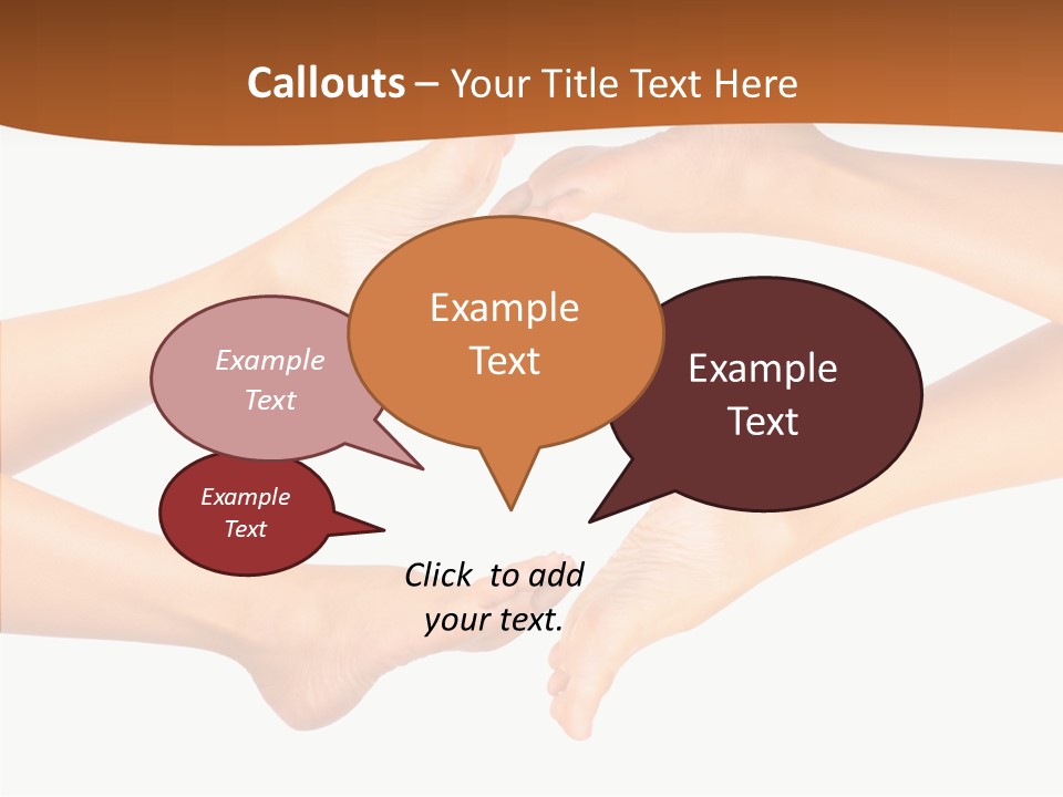 Long Spa Legs PowerPoint Template