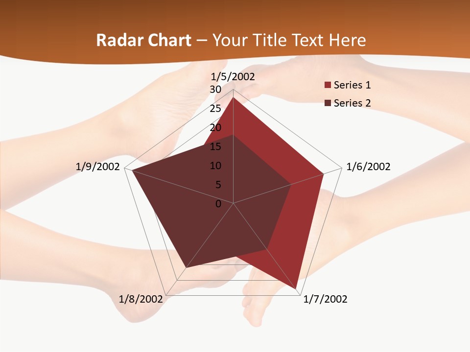 Long Spa Legs PowerPoint Template
