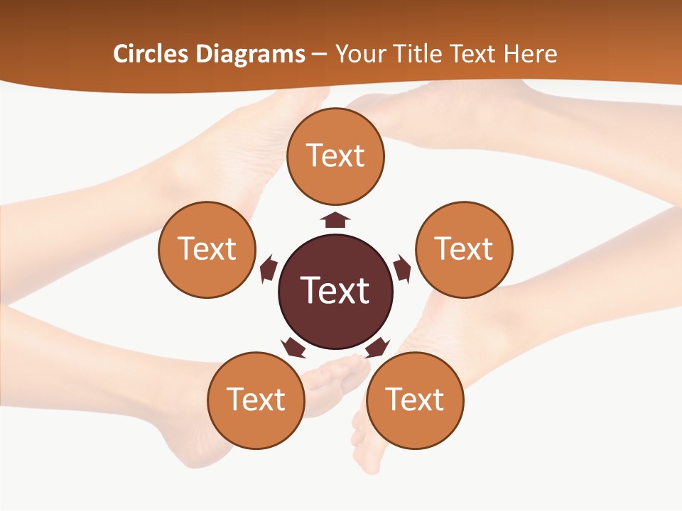 Long Spa Legs PowerPoint Template