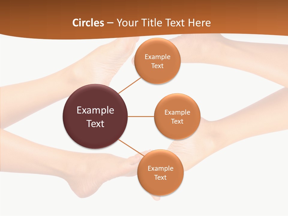 Long Spa Legs PowerPoint Template