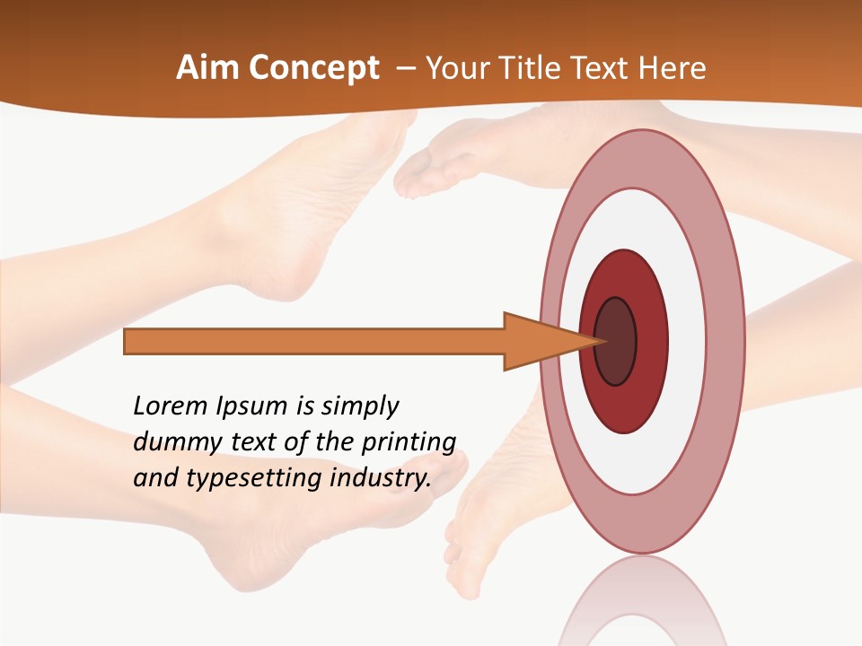 Long Spa Legs PowerPoint Template