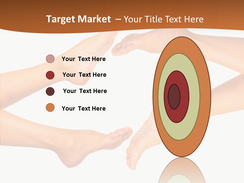 Long Spa Legs PowerPoint Template