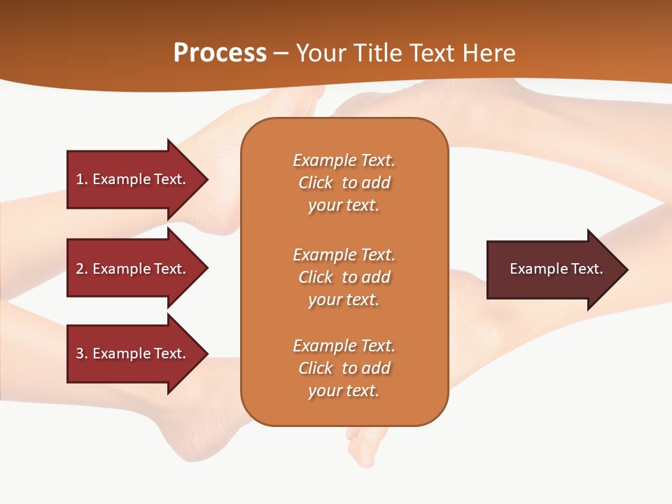 Long Spa Legs PowerPoint Template