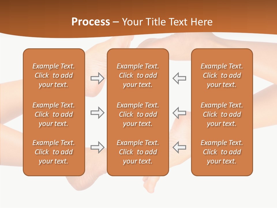 Long Spa Legs PowerPoint Template