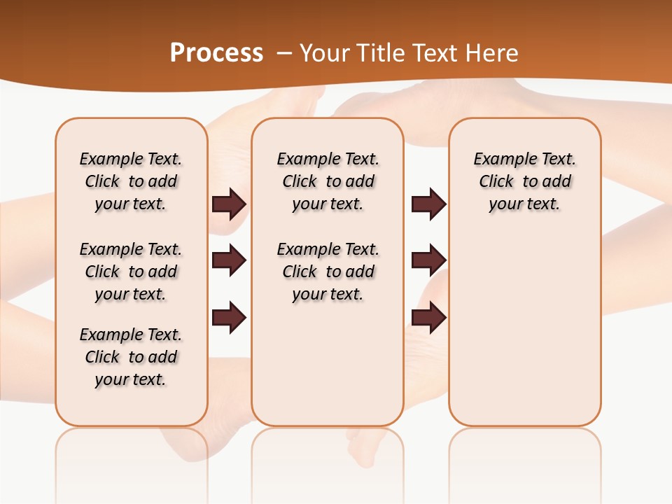Long Spa Legs PowerPoint Template
