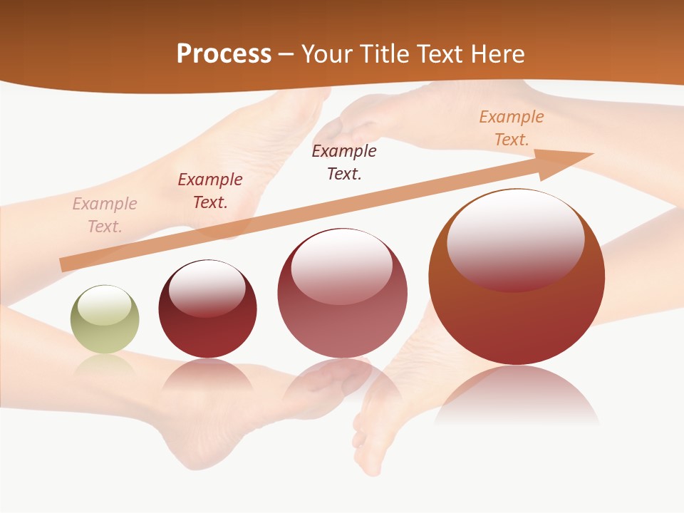 Long Spa Legs PowerPoint Template