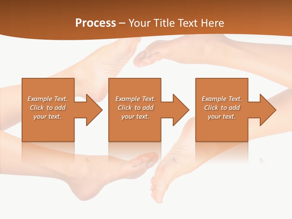 Long Spa Legs PowerPoint Template