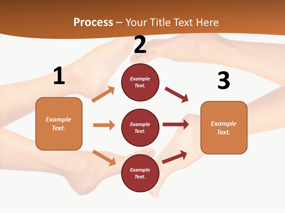 Long Spa Legs PowerPoint Template