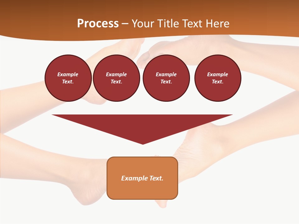 Long Spa Legs PowerPoint Template