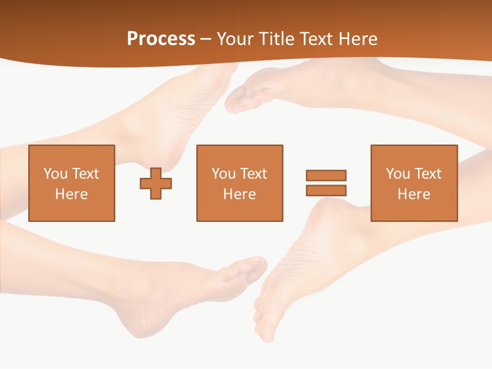Long Spa Legs PowerPoint Template