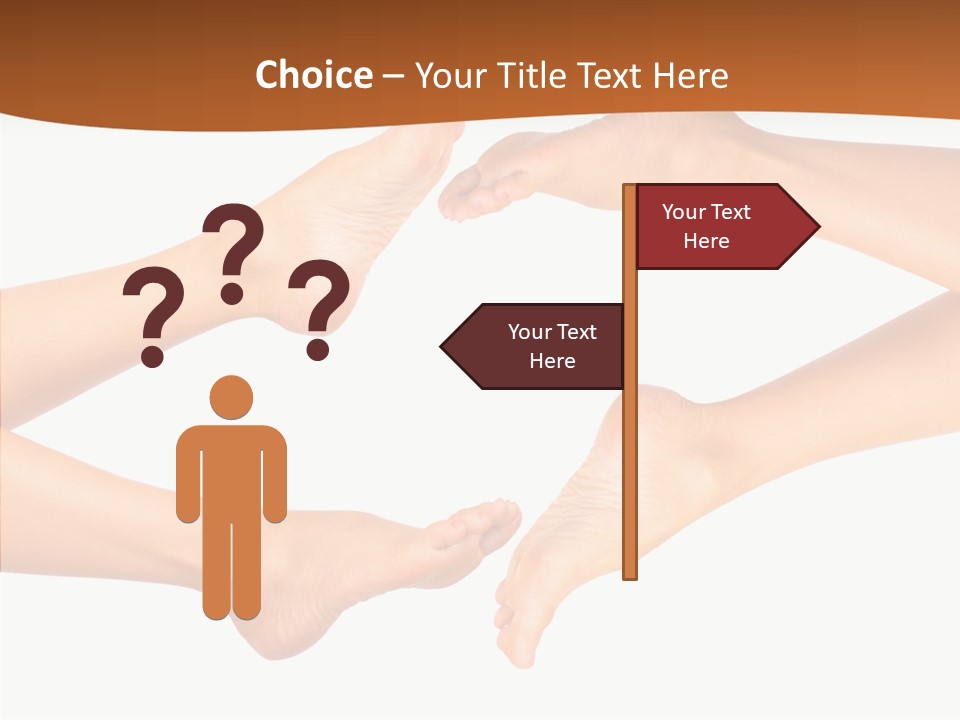 Long Spa Legs PowerPoint Template