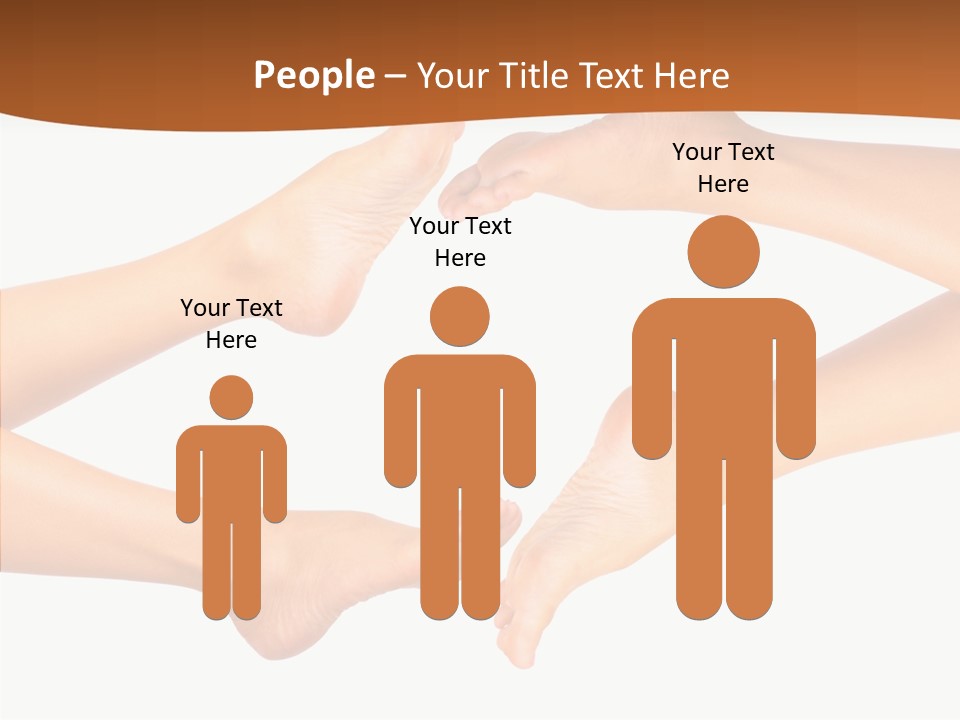 Long Spa Legs PowerPoint Template