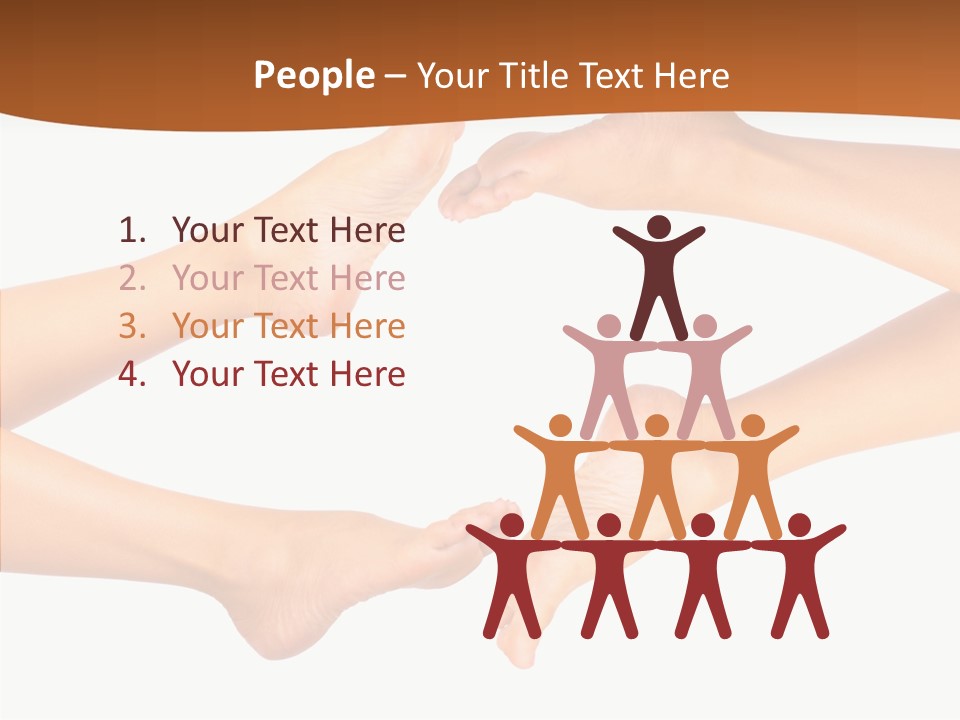 Long Spa Legs PowerPoint Template