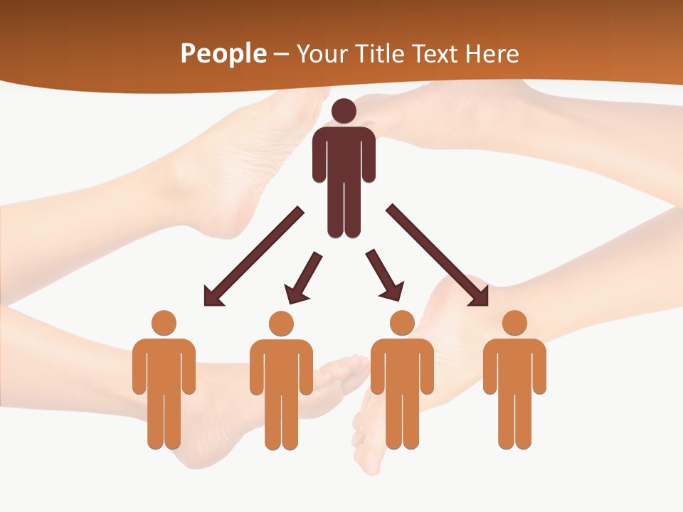 Long Spa Legs PowerPoint Template