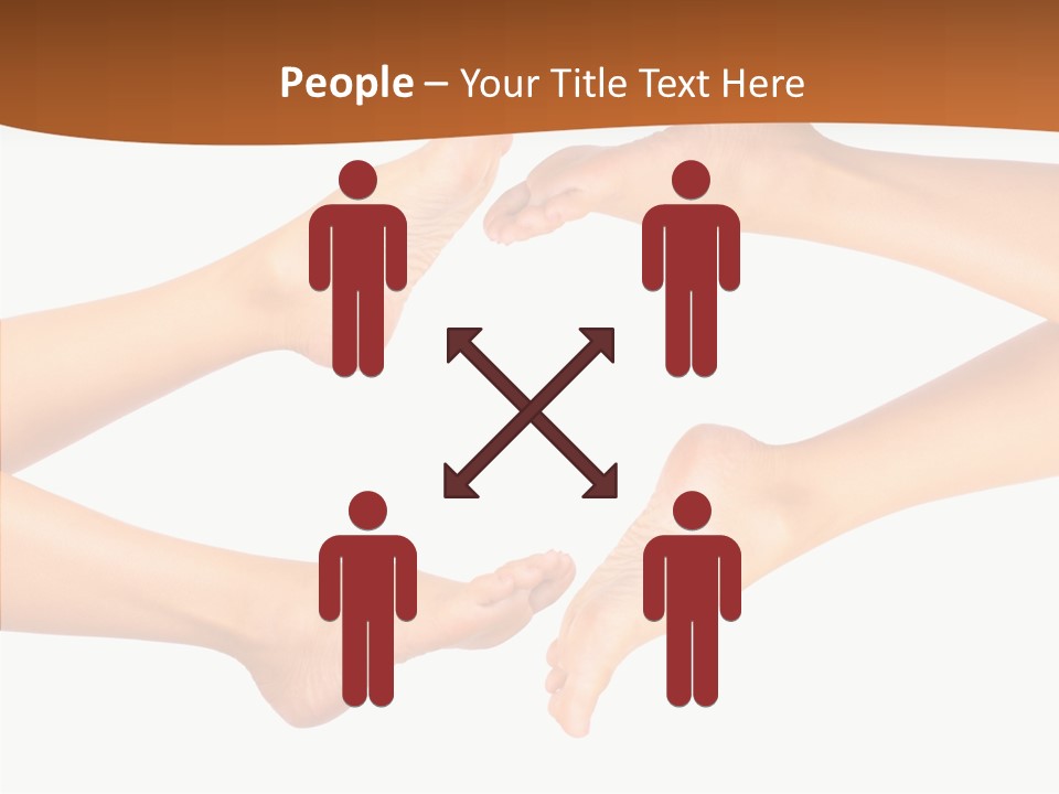 Long Spa Legs PowerPoint Template