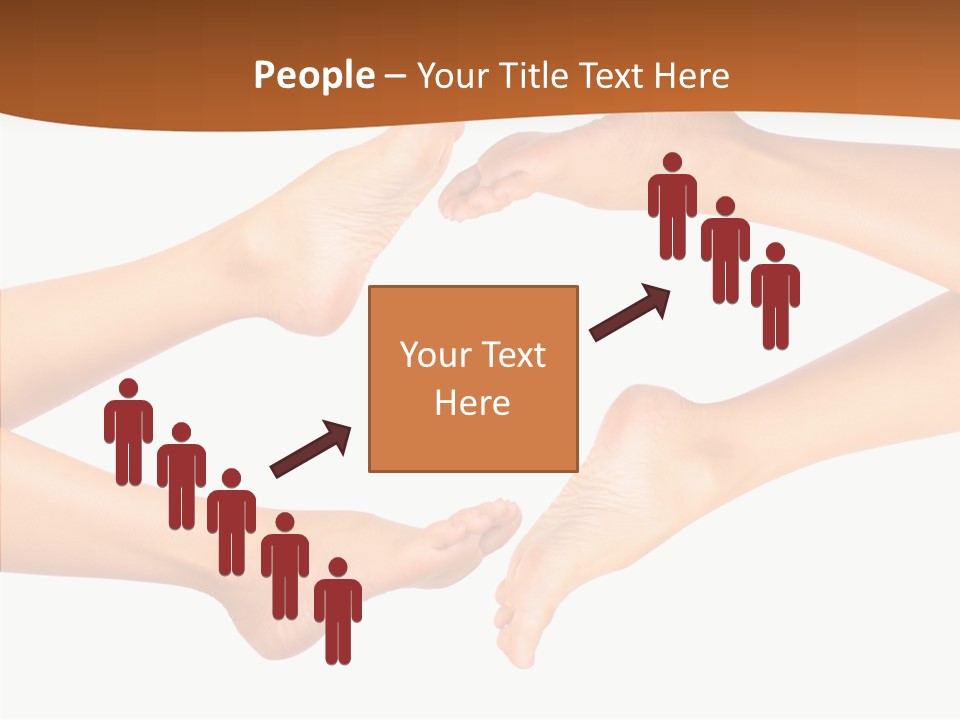 Long Spa Legs PowerPoint Template