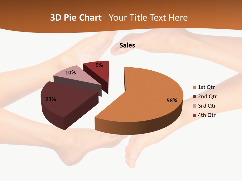 Long Spa Legs PowerPoint Template