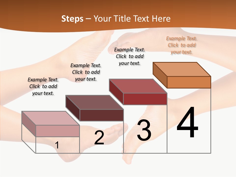 Long Spa Legs PowerPoint Template
