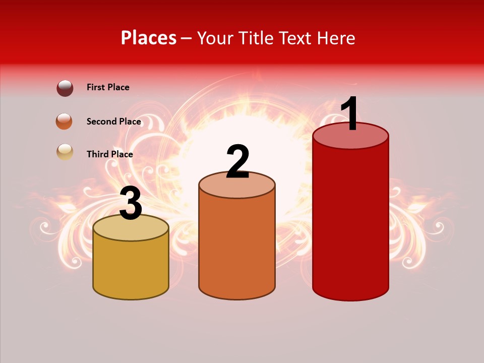 Glow Ignition Abstract PowerPoint Template